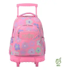 TOTTO - Mochila Ruedas Escolar Niña Rpet Eco003