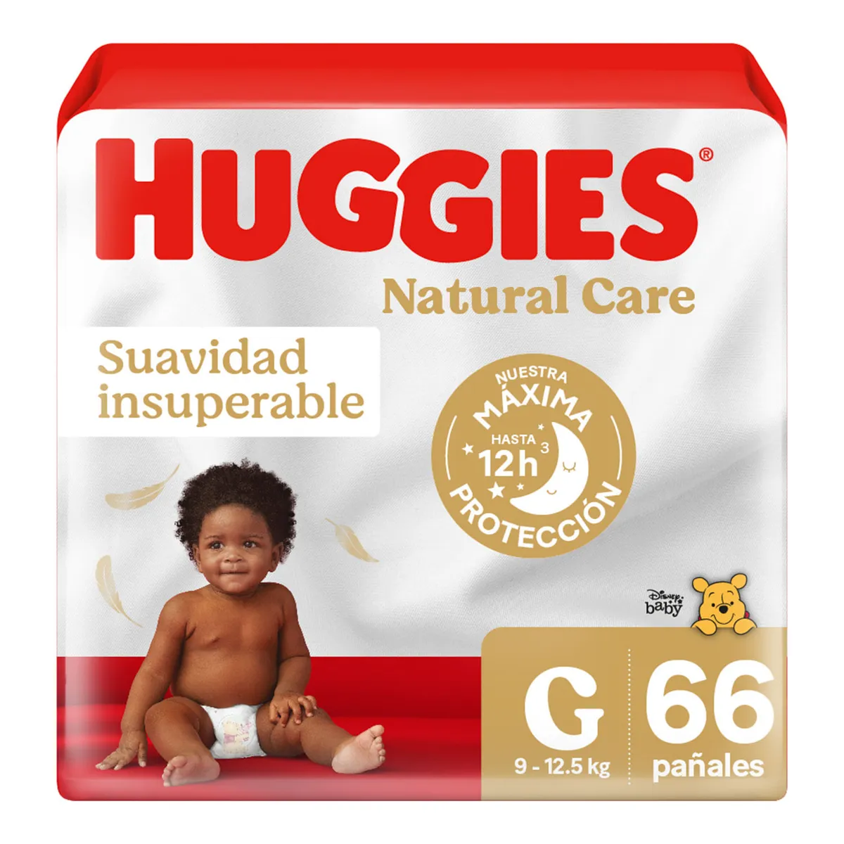 HUGGIES - Pañales Huggies Natural Care G por 66 unidades