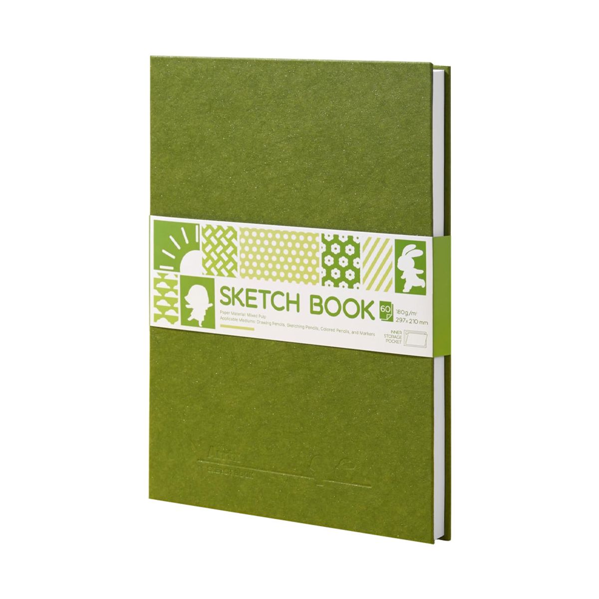 ARRTX - Arrtx Cuaderno de Bocetos de 60 Hojas 180g Tamaño A4