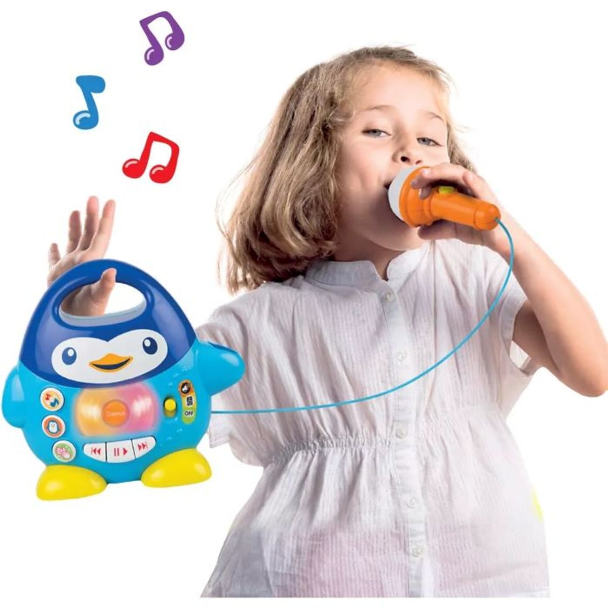 WINFUN - Juguete Reproductor De Música Con Micrófono Funcional