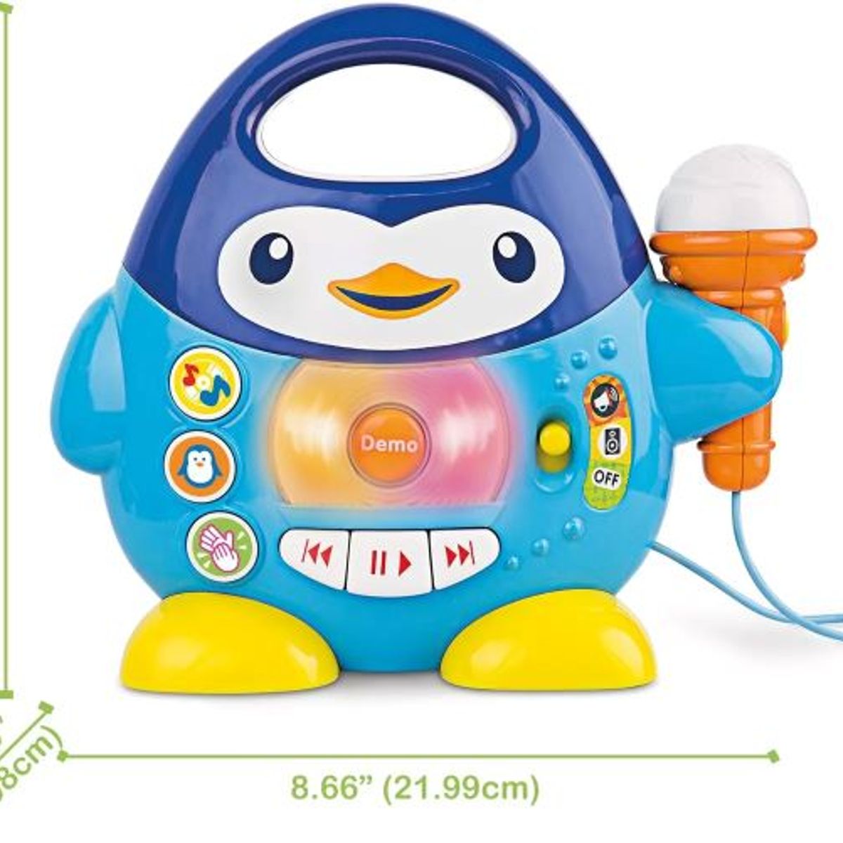 WINFUN - Juguete Reproductor De Música Con Micrófono Funcional