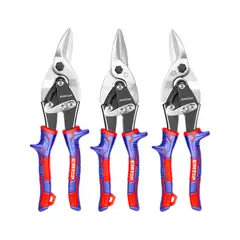 EMTOP - Pack 3 Tijeras Hojalatería (Izquierda, Derecha, Recta)
