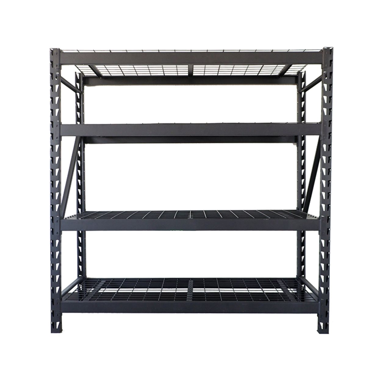GENERICO - Estanteria Mini Rack Black Malla 195x61