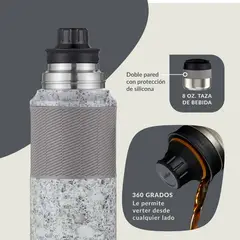 CONTIGO - Botella Térmica Therm Bottle 739ml Specked Slate