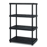 Estantería plástica 4 niveles 143.5x90x43 cm