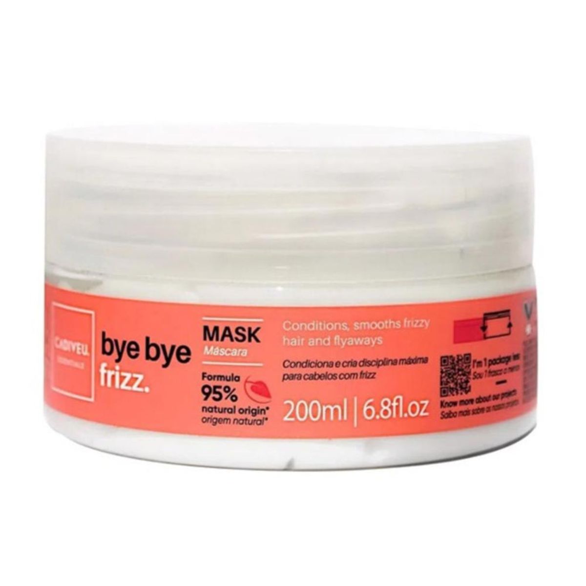 BRASIL CACAU - Máscara Bye Bye Frizz 200 ml
