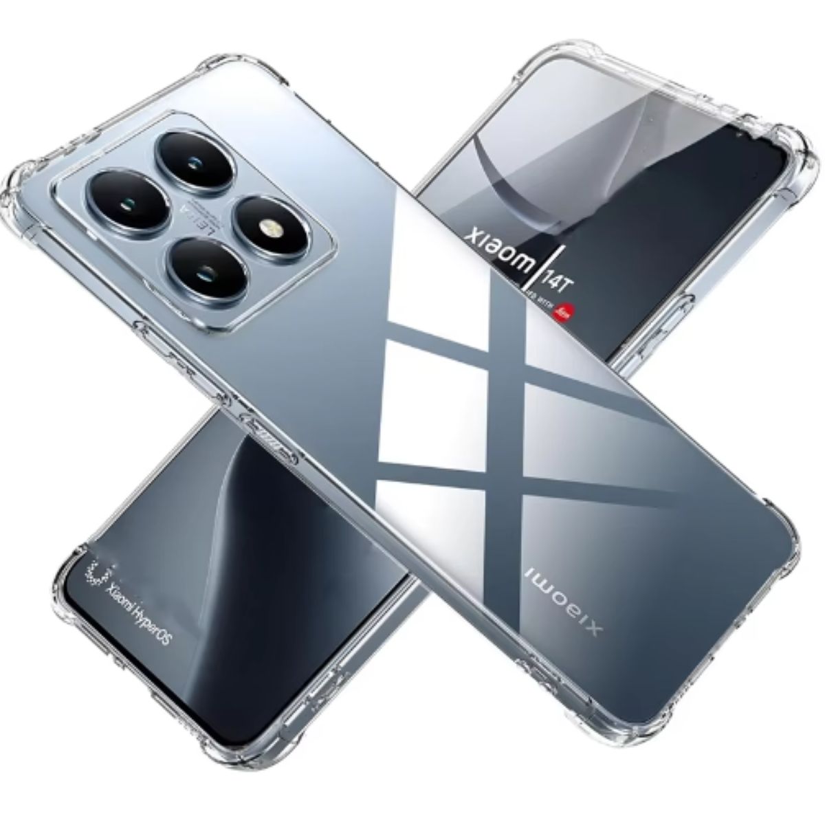 GENERICO - Carcasa Para Xiaomi 14T 5g Transparente Reforzada