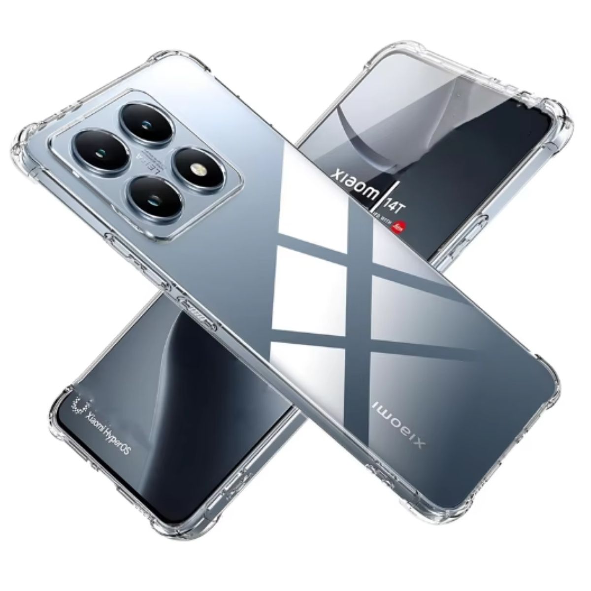 GENERICO - Carcasa Para Xiaomi 14T 5g Transparente Reforzada