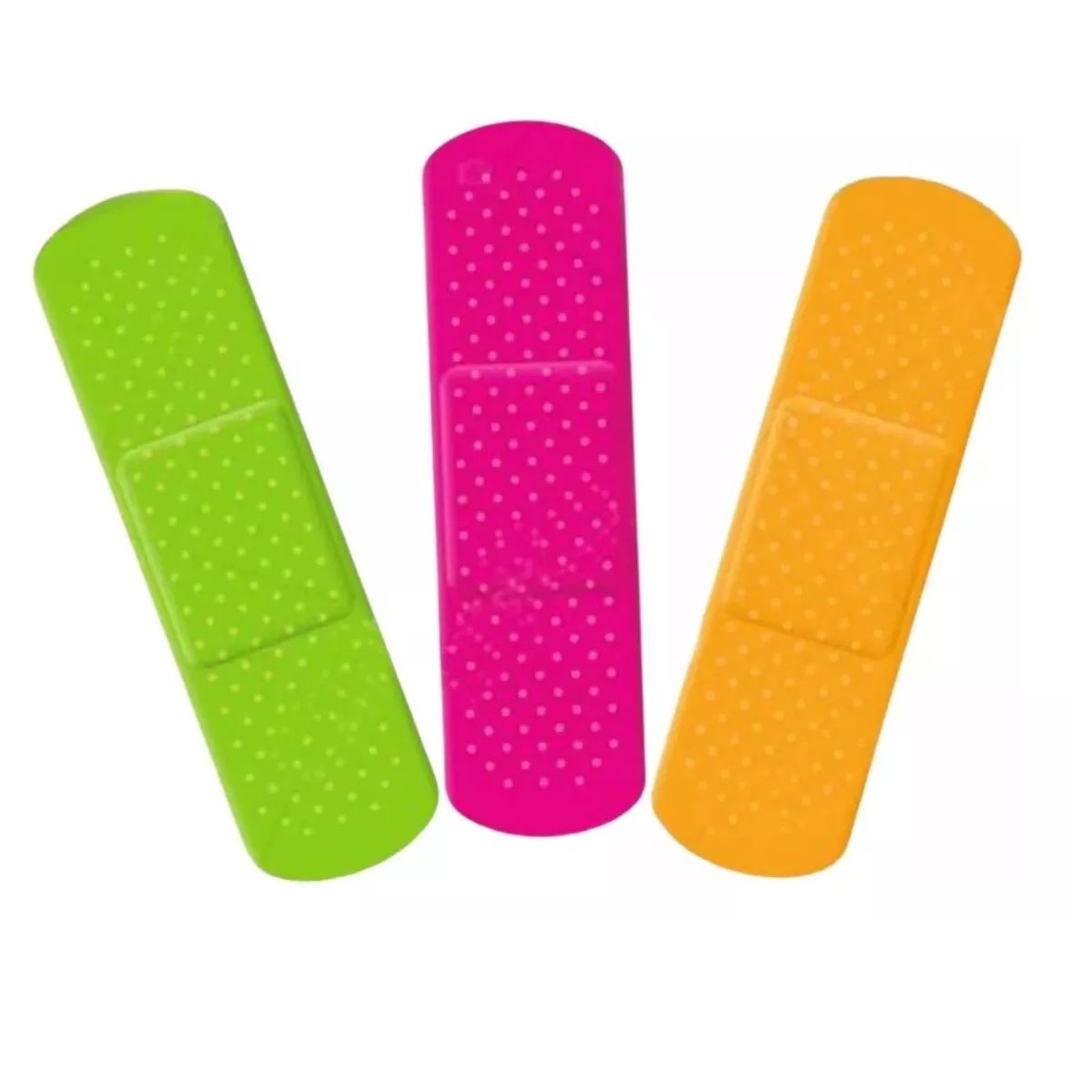 GENERICO - Parche Curitas Venditas Neon Colores A Prueba De Agua 40 Uni