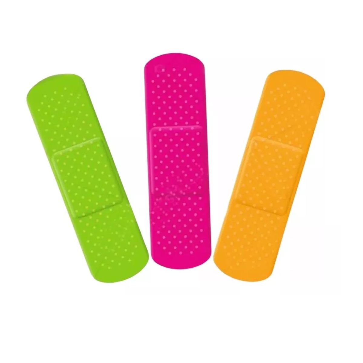 GENERICO - Parche Curitas Venditas Neon Colores A Prueba De Agua 40 Uni
