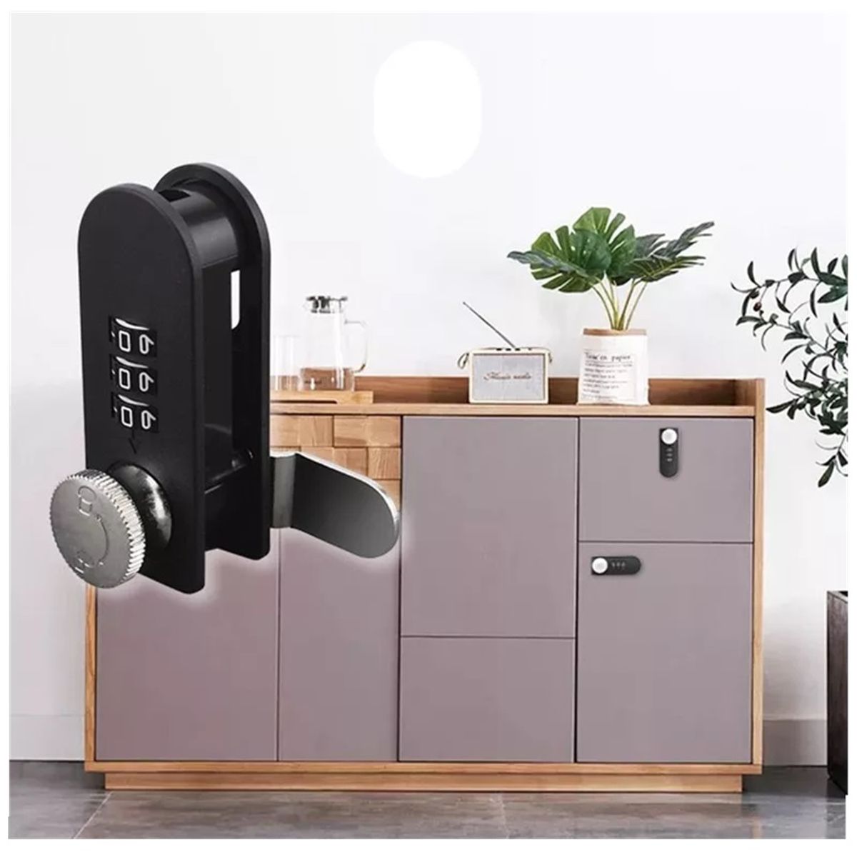 GENERICO - Cerradura Para Mueble Lockers Casilleros Con Clave