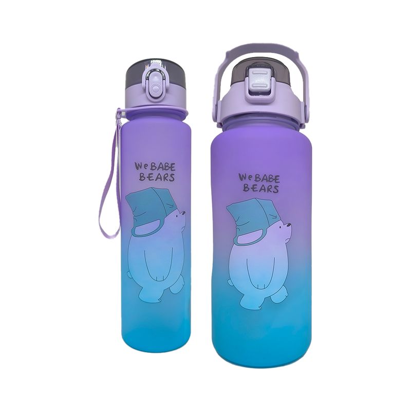 GENERICO - SET DE BOTELLAS PLASTICAS 2PZAS HOMEMART
