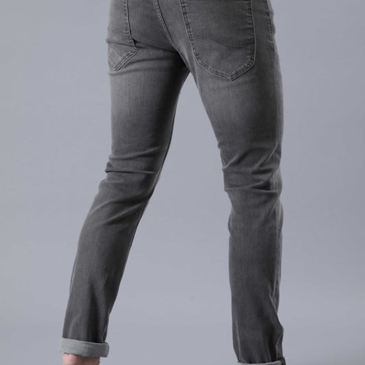 LEE - Jeans Malone Skinny Tiro Medio Fit Gris