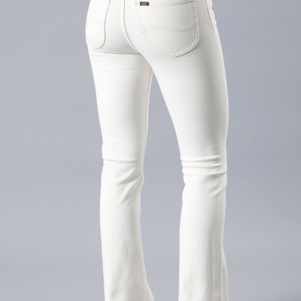 LEE - Jeans Breese Boot Flare Tiro Alto Blanco