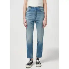 WRANGLER - Jeans Walker Slim Tiro Alto Azul Claro