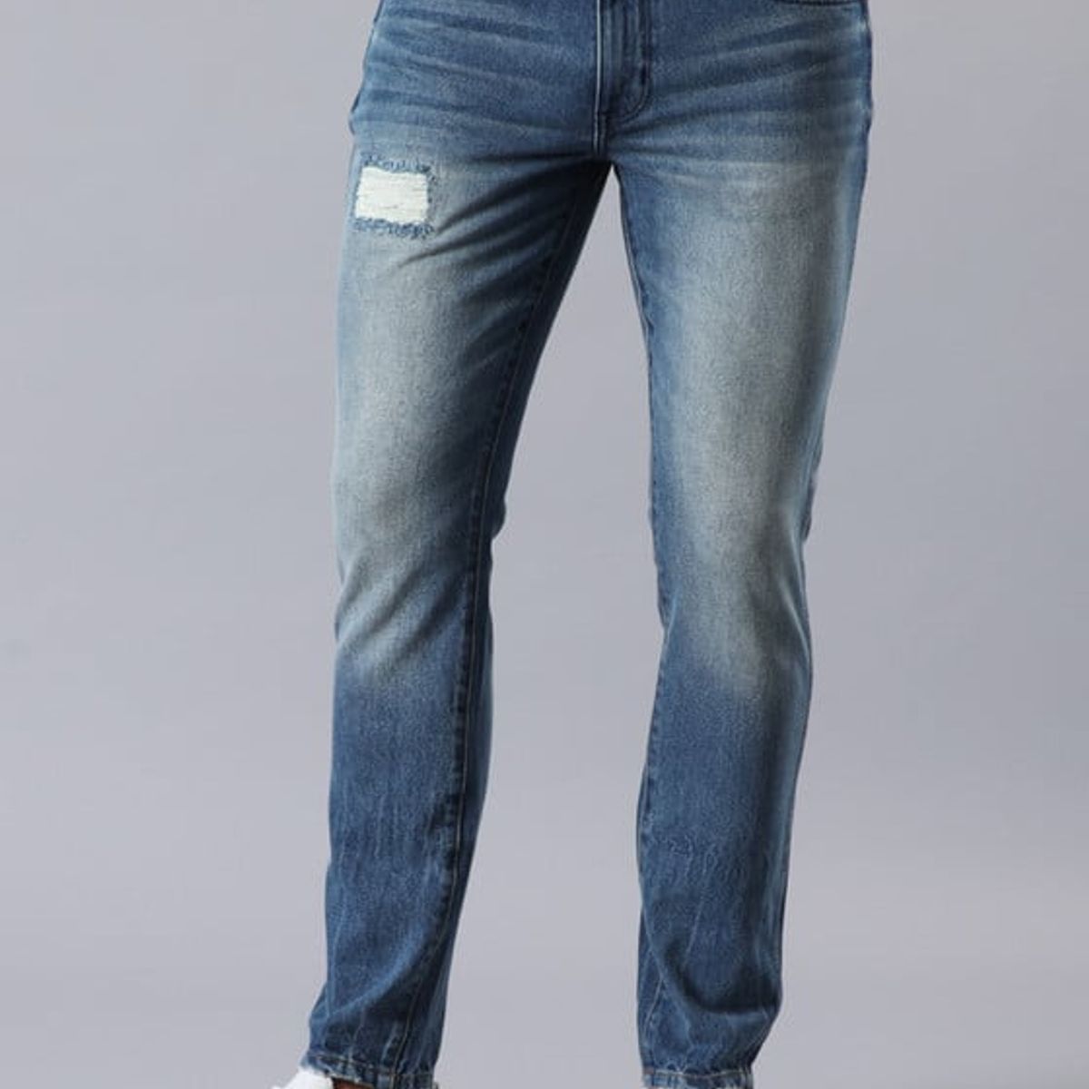 WRANGLER - Jeans Larston Slim Tiro Medio Azul