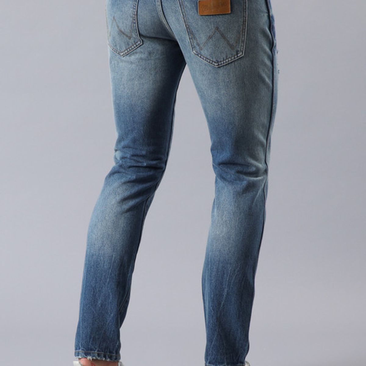 WRANGLER - Jeans Larston Slim Tiro Medio Azul