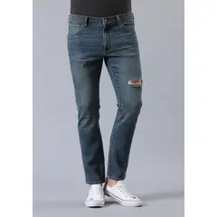 WRANGLER - Jeans Larston Slim Tiro Medio Azul Medio