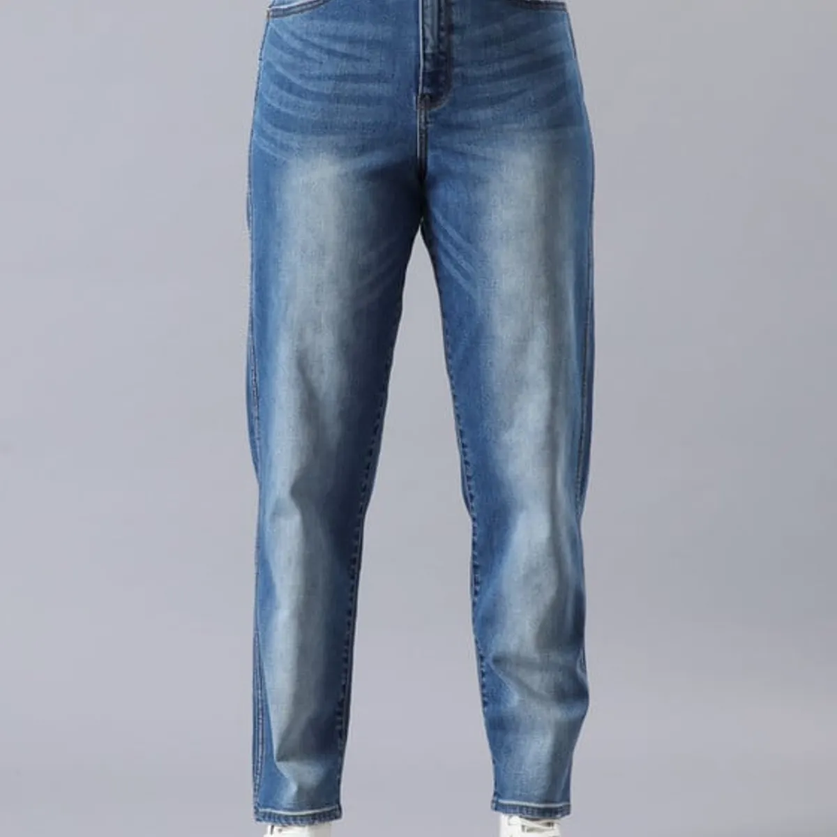 WRANGLER - Jeans Mom Tiro Alto Azul Medio