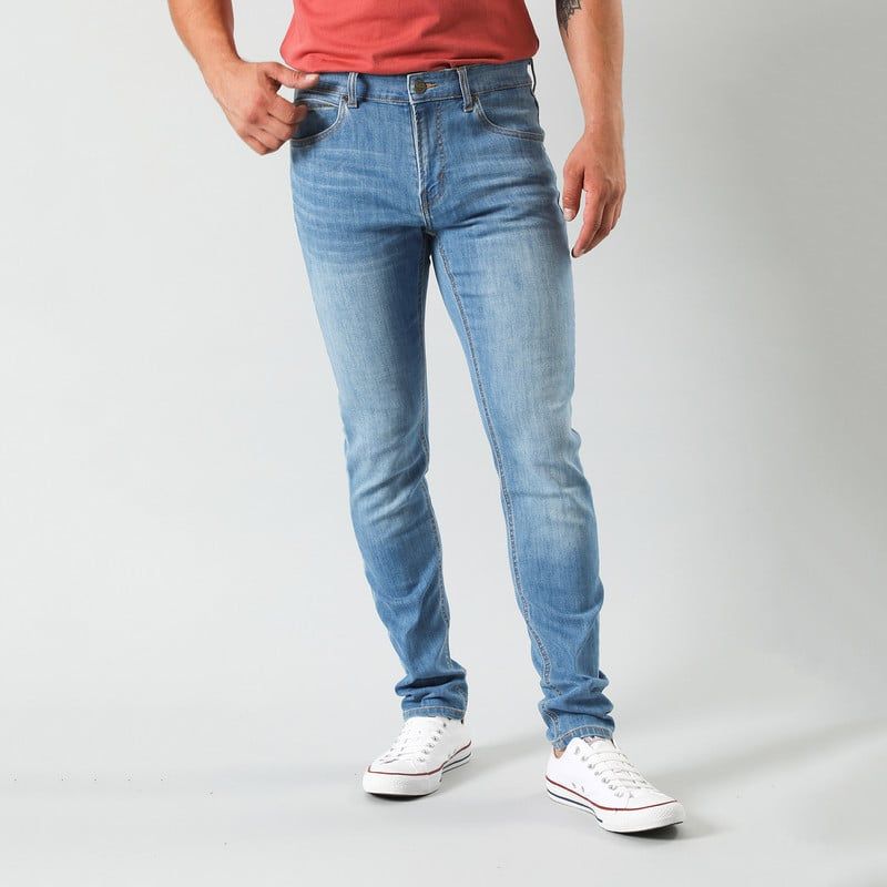 LEE - Jeans Malone Skinny Tiro Medio Azul Medio