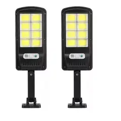 GENERICO - Pack 2 Foco Solar Led Exterior Sensor Movimiento 160 Led Ts8