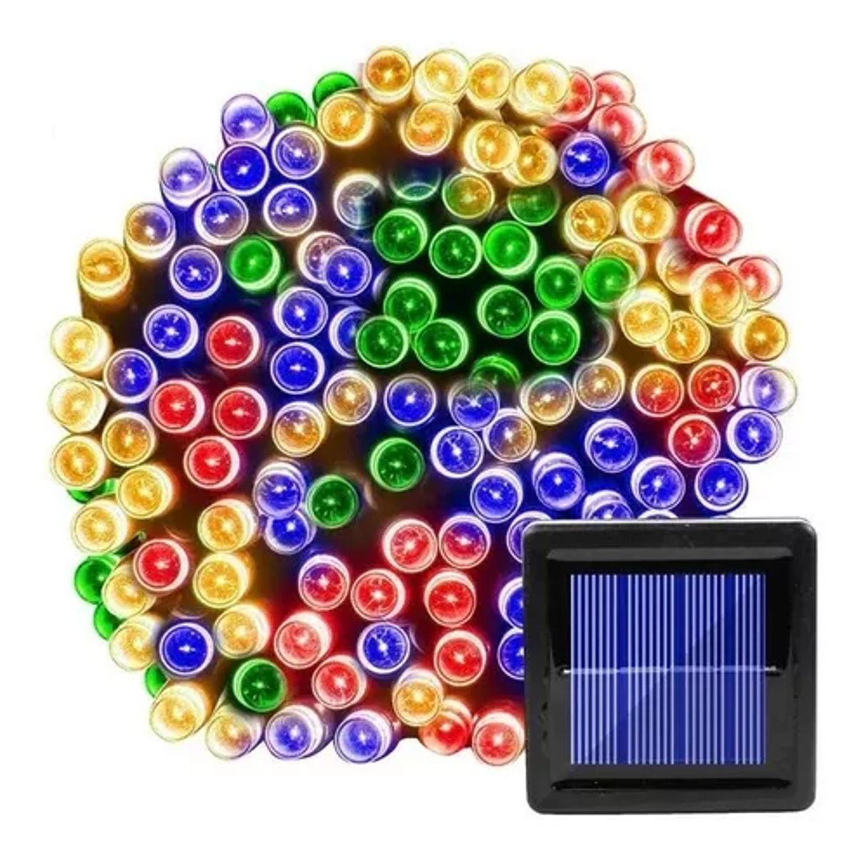 GENERICO - Luces Guirnalda Solar 200 Led Color 20 Metros/d017