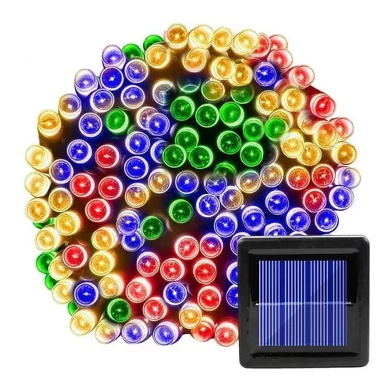 GENERICO - Luces Guirnalda Solar 200 Led Color 20 Metros/d017