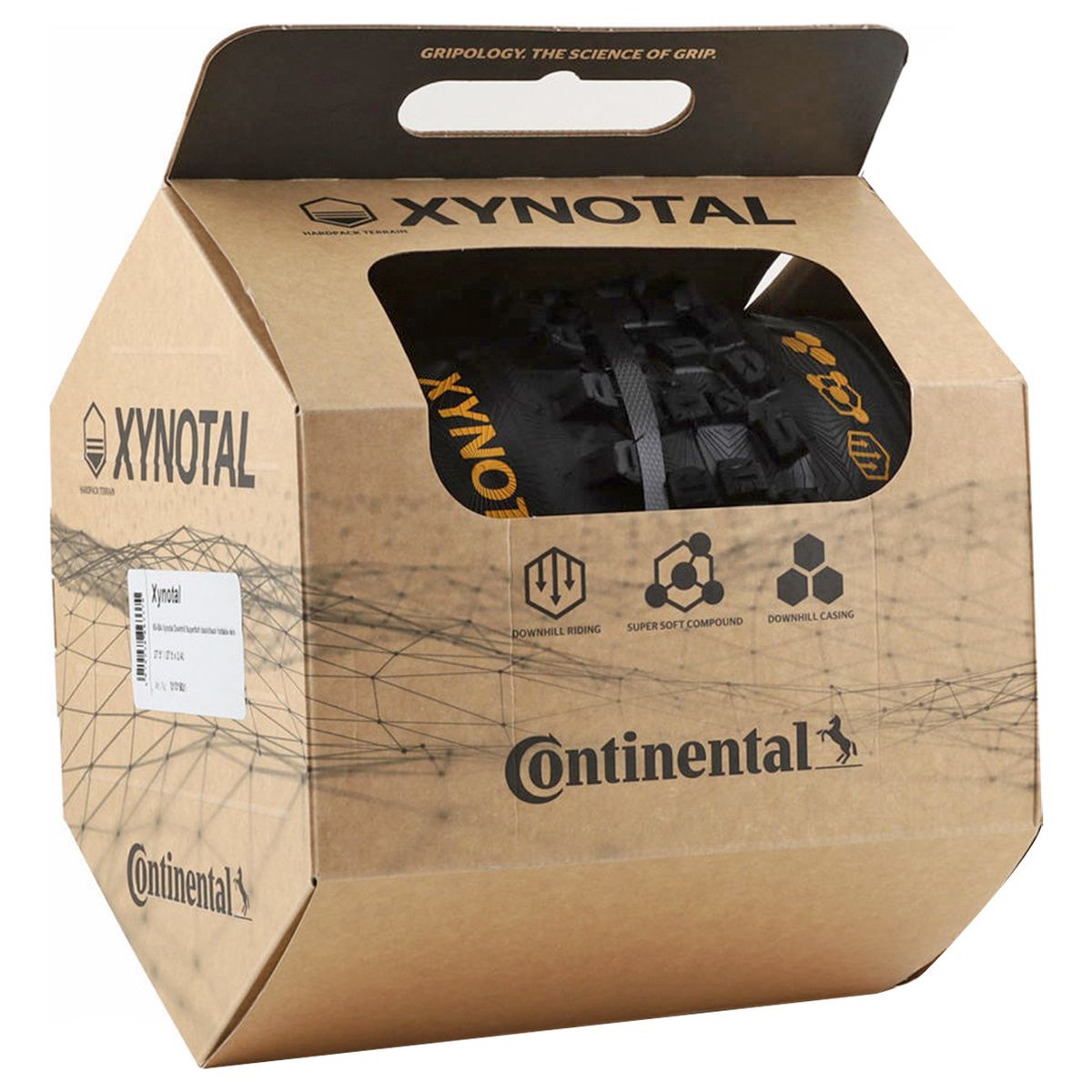 CONTINENTAL - Neumático Continental Xynotal Downhill Soft 27.5 X 2.40