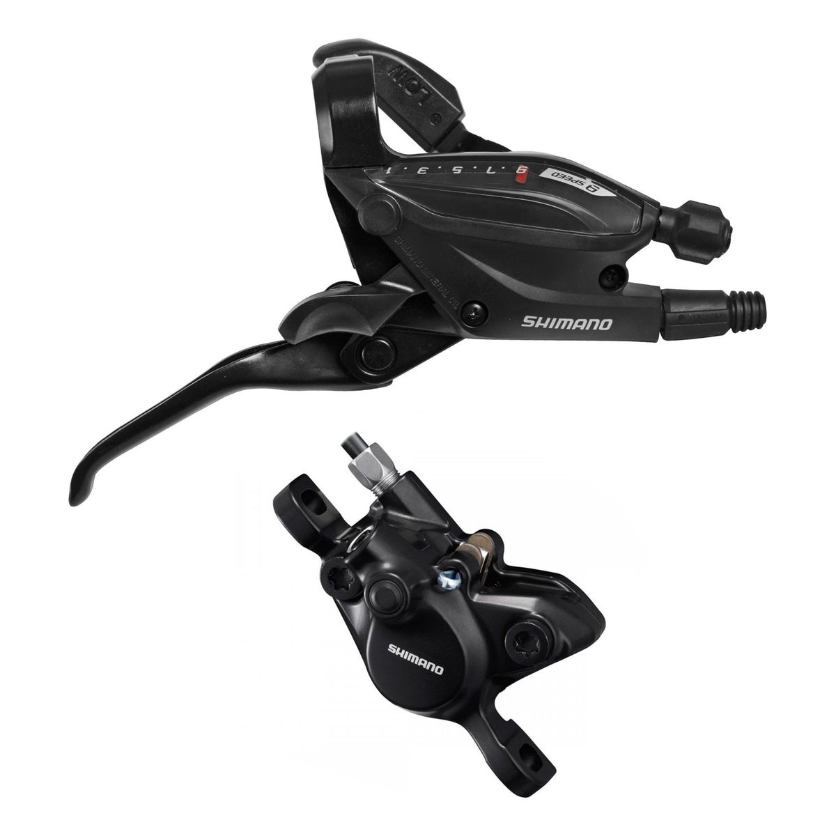SHIMANO - Freno Hidraulico Completo Shimano Trasero St-ef505(r)