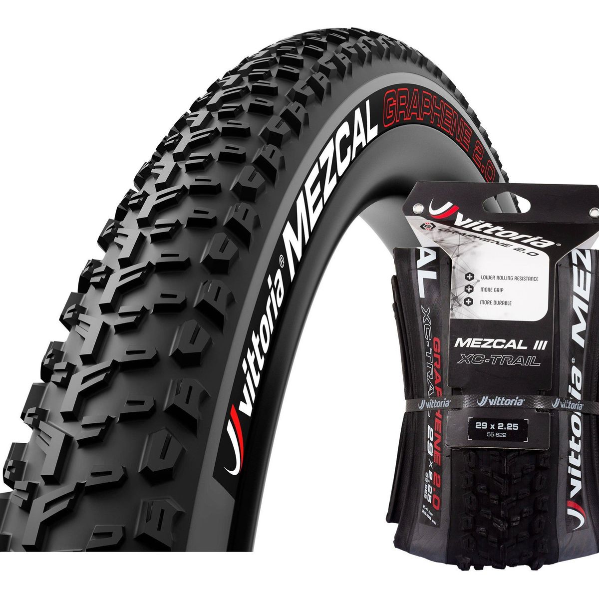 VITTORIA - Neumático Bicicleta Vittoria Mezcal Iii Xctrail Aro 29 X 2.2