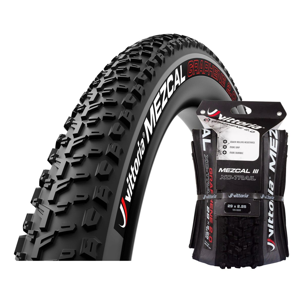 VITTORIA - Neumático Bicicleta Vittoria Mezcal Iii Xctrail Aro 29 X 2.2