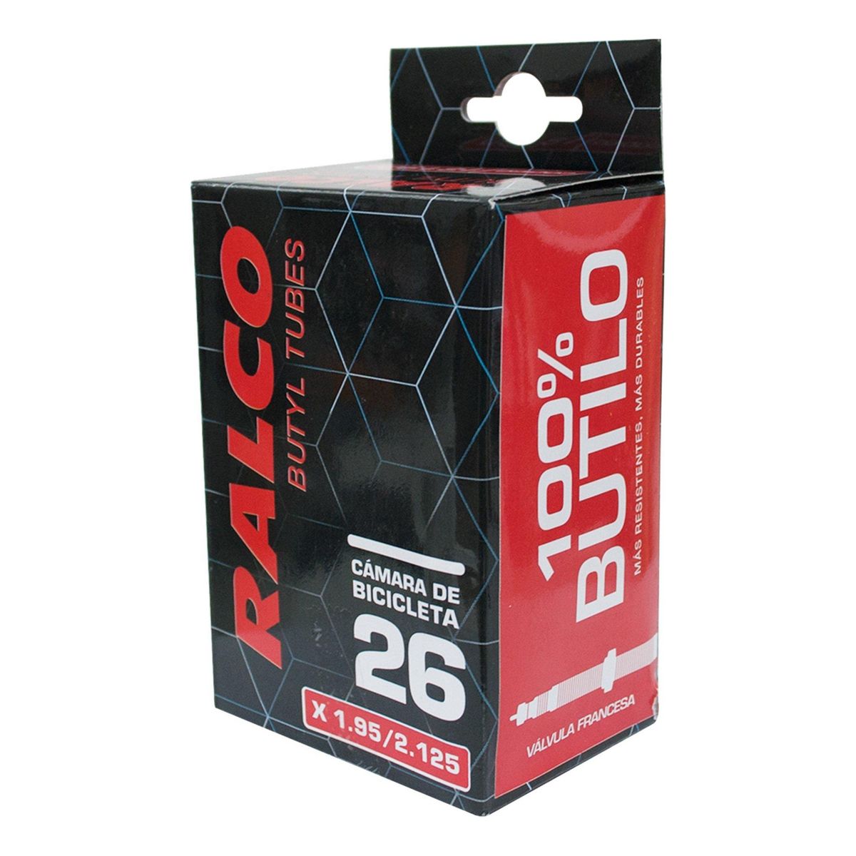 GENERICO - Cámara Bicicleta Ralco Aro 26 X 1.95/2.125 V Francesa Butilo