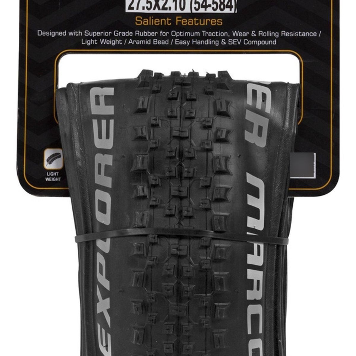 GENERICO - Neumático Bicicleta Ralco Explorer Marco Aro 27.5x2.1 Kevlar