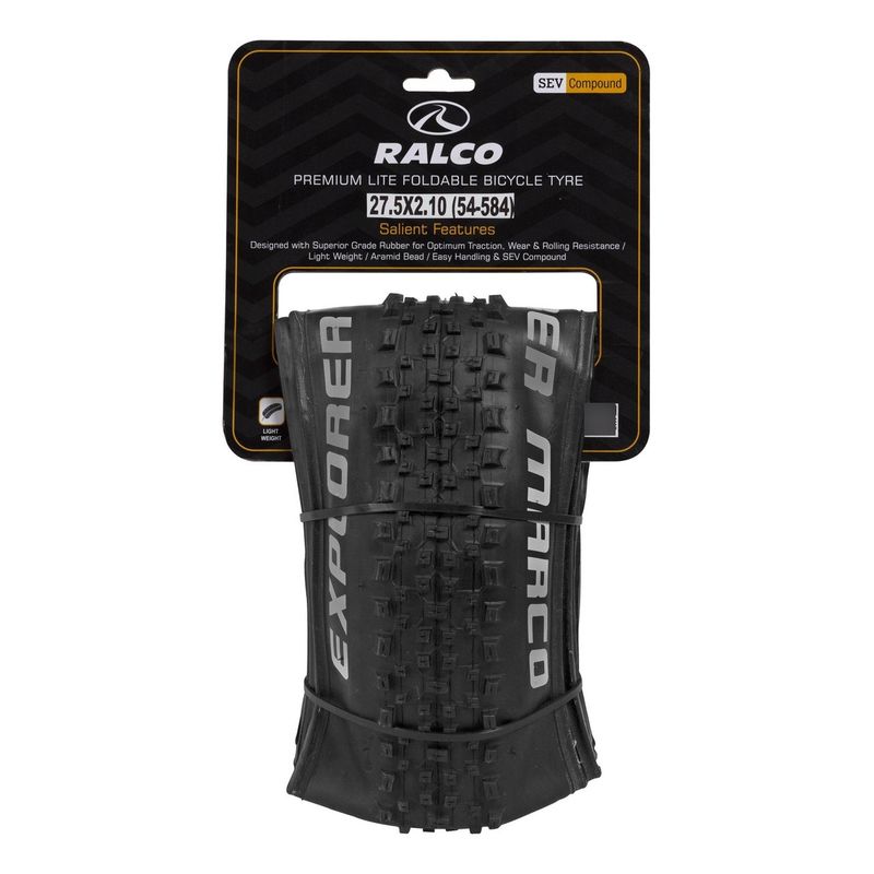 GENERICO - Neumático Bicicleta Ralco Explorer Marco Aro 27.5x2.1 Kevlar