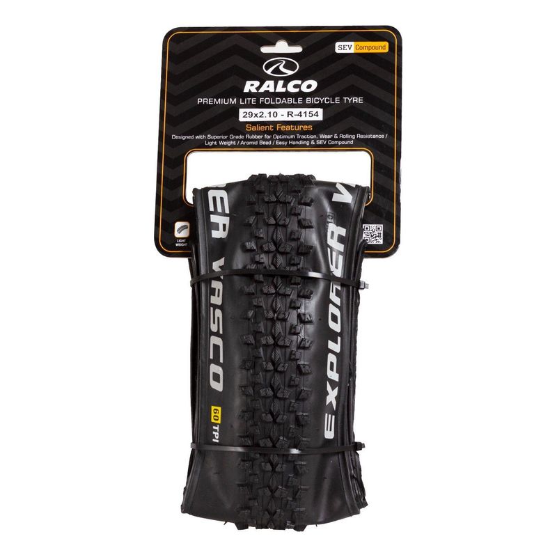GENERICO - Neumático Bicicleta Ralco Explorer Vasco Aro 29 X 2.1 Kevlar
