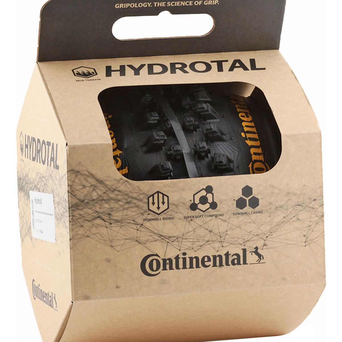 CONTINENTAL - Neumático Continental Hydrotal Downhill Supersoft 27.5 X 2.4