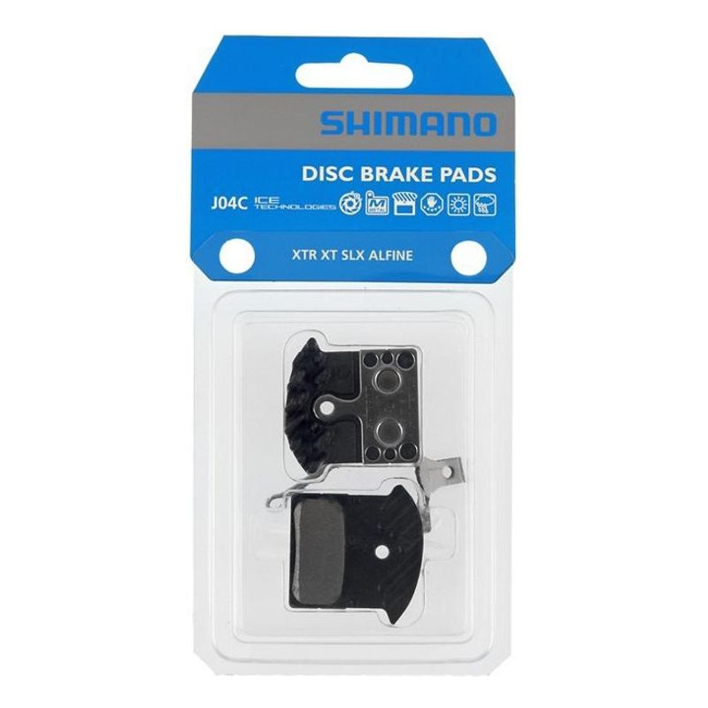 SHIMANO - Pastilla De Freno Disco Metálica Aleta Shimano J04c-mf