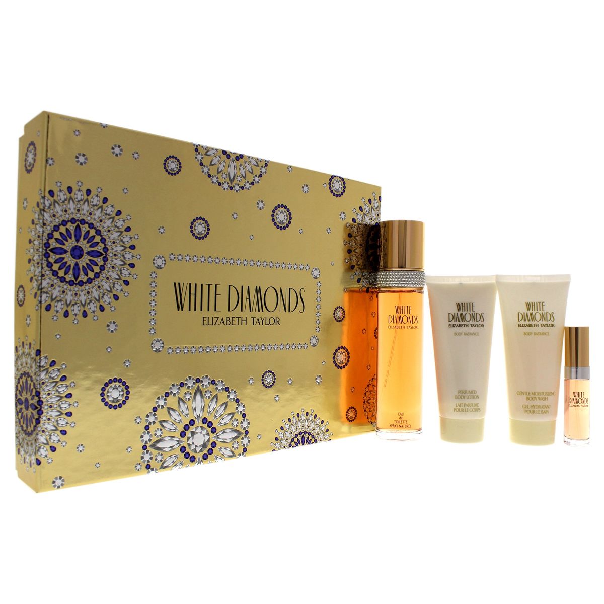 ELIZABETH TAYLOR - White Diamonds Set de 4 Perfumes Elizabeth Taylor
