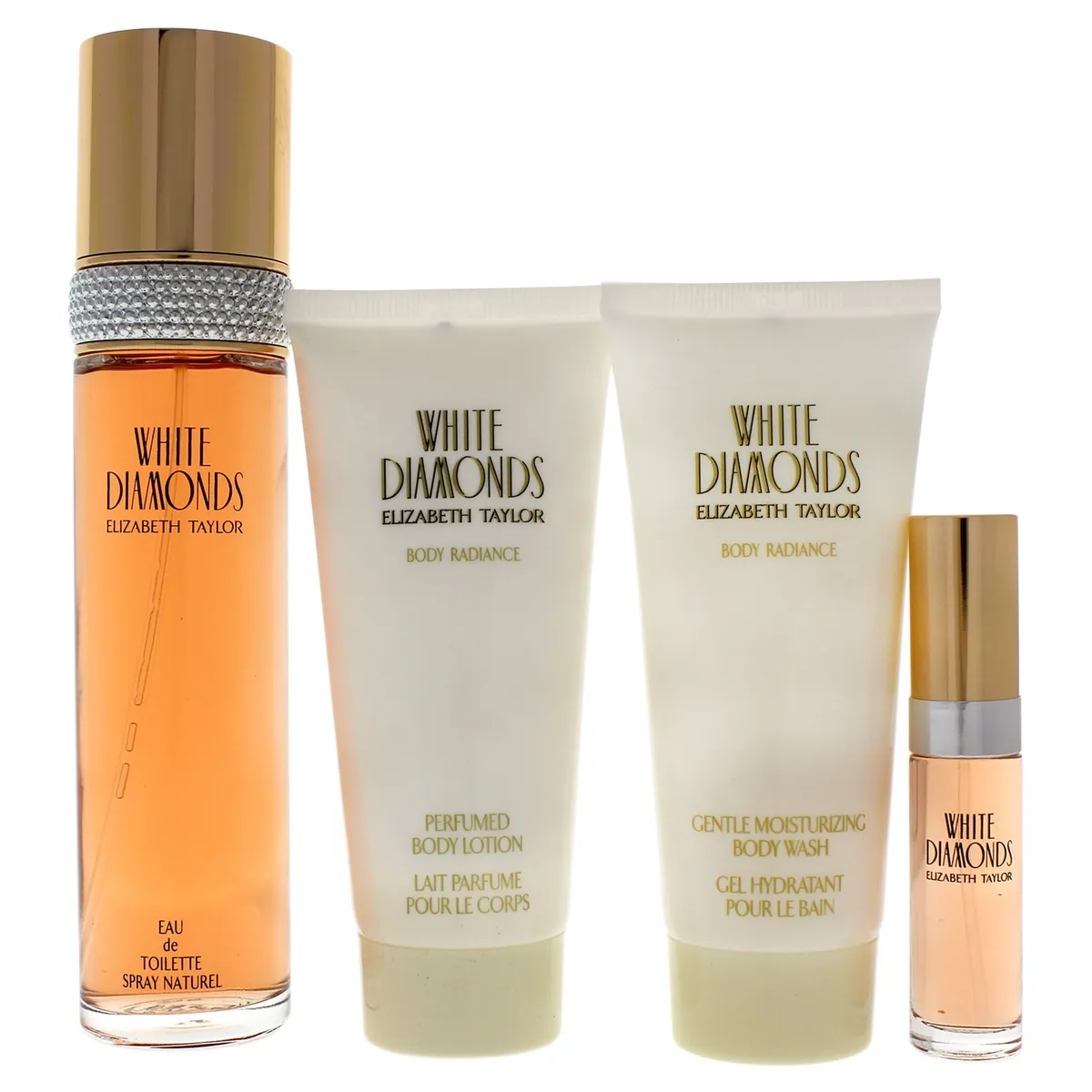 ELIZABETH TAYLOR - White Diamonds Set de 4 Perfumes Elizabeth Taylor
