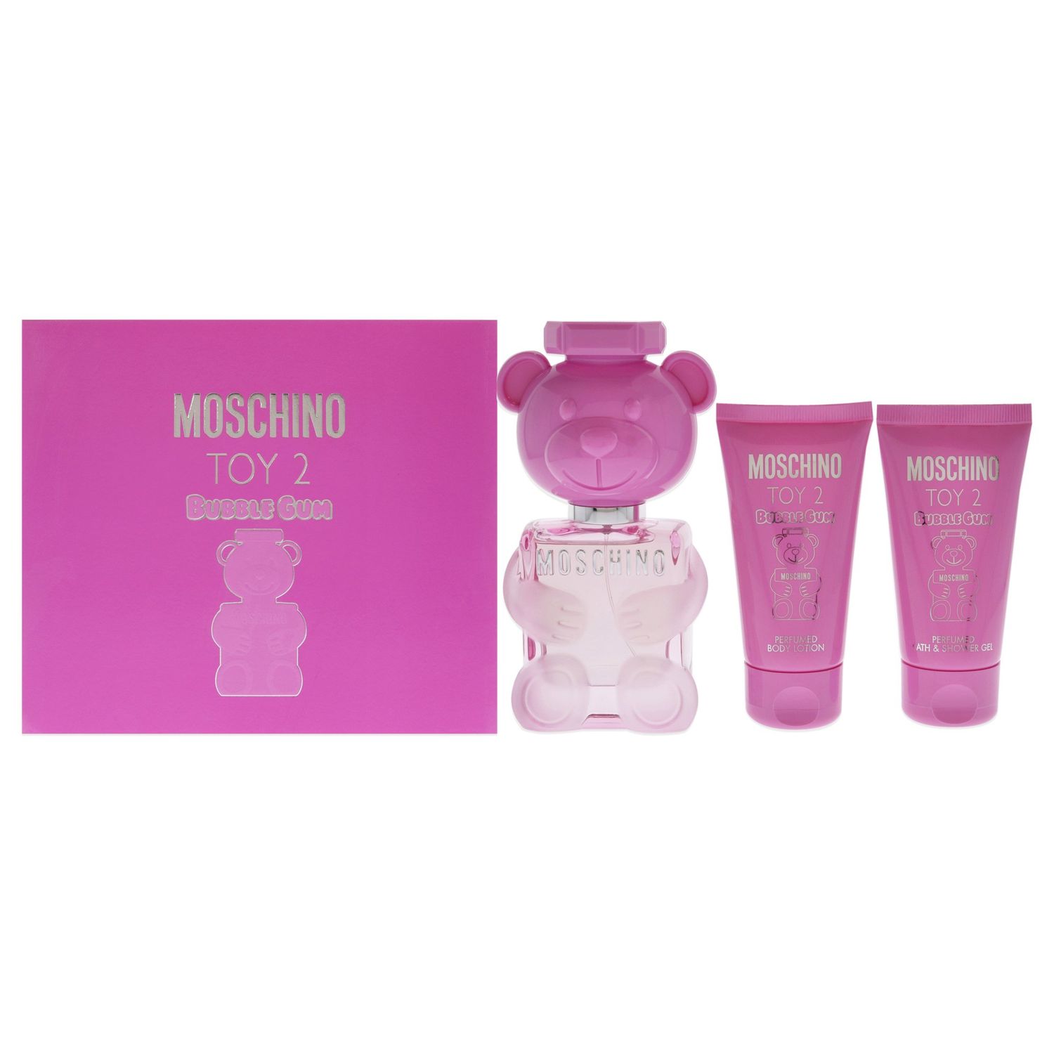 モスキーノ TOY2 香水 シャワージェル ボディクリーム ギフト コフレセット MOSCHINO Set Perfume Hombre Toy 2 Bubble Gum Edt 50 Ml + Loción
