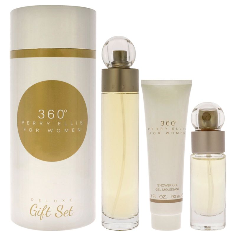 PERRY ELLIS - 360 Set de 3 Fragancias EDT100+MiniEDT100+Gel80 Perry Ellis