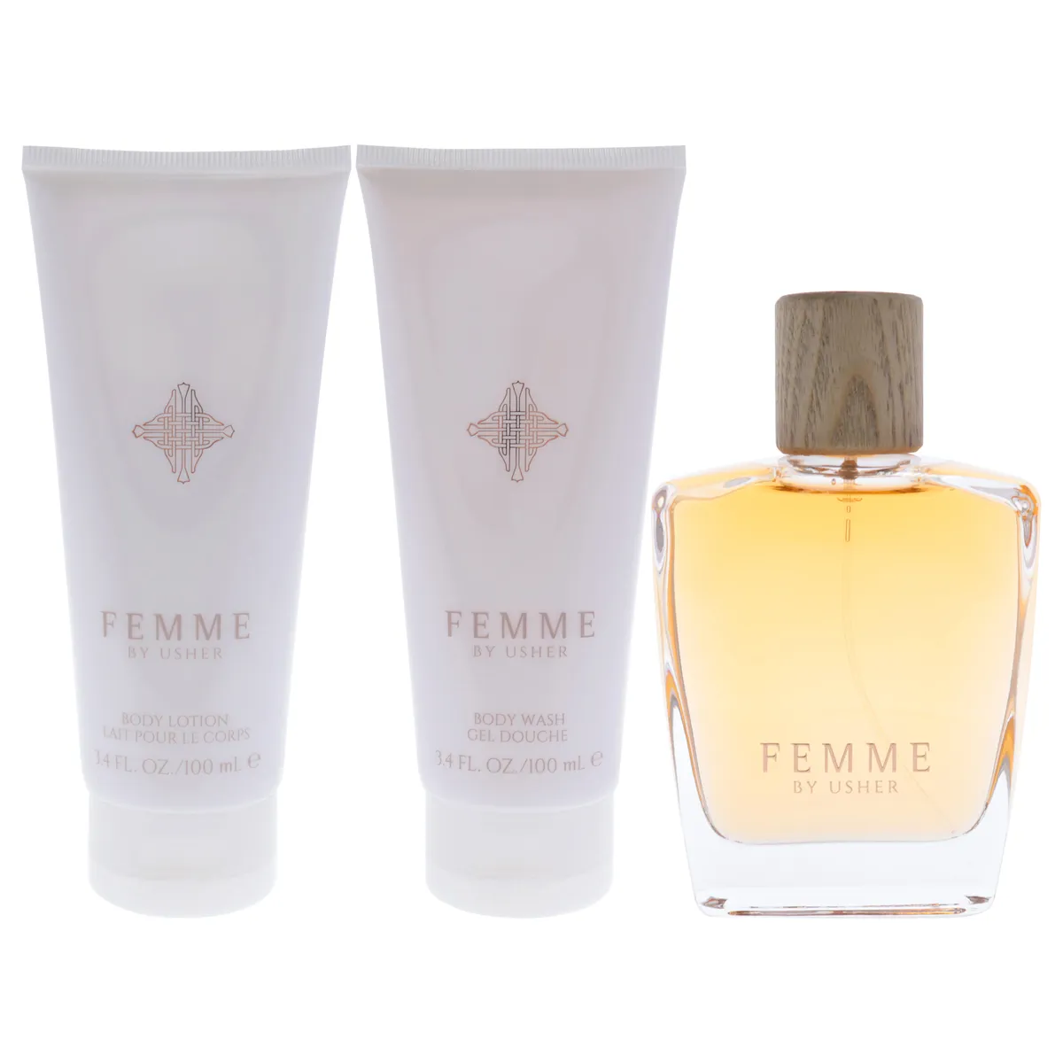 USHER - Usher Set de 3 Fragancias EDP100+LOCIÓN100+GEL100 Usher