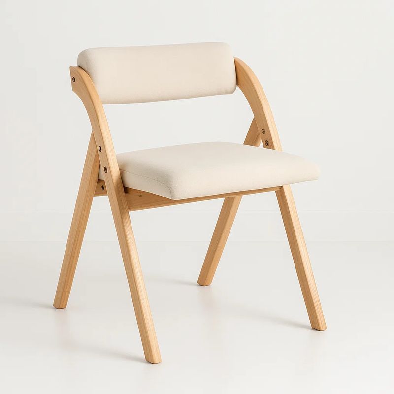 KLIK - Silla Betlahem de madera plegable acolchada - Beige