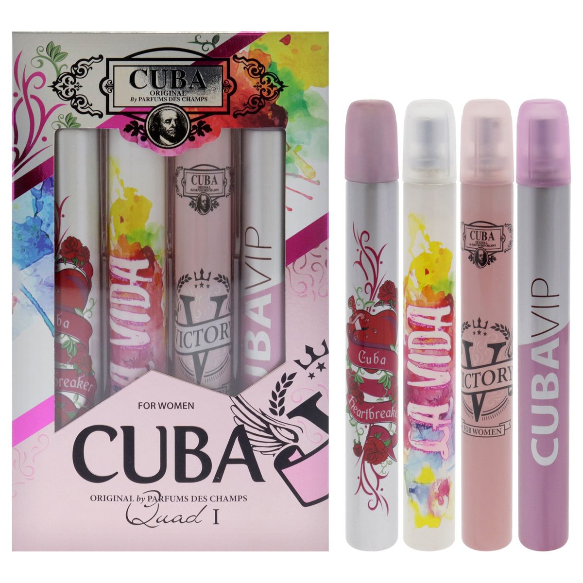 CUBA - Cuba Quad I Set de 4 Perfumes Cuba