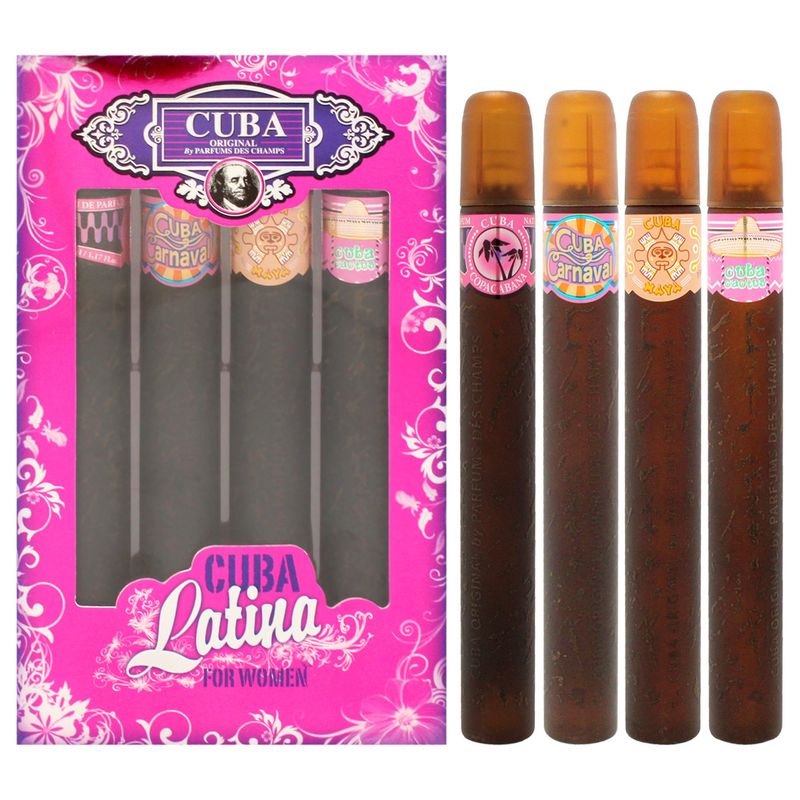 CUBA - Cuba Latina Set de 4 Perfumes EDP30ml c/u Cuba