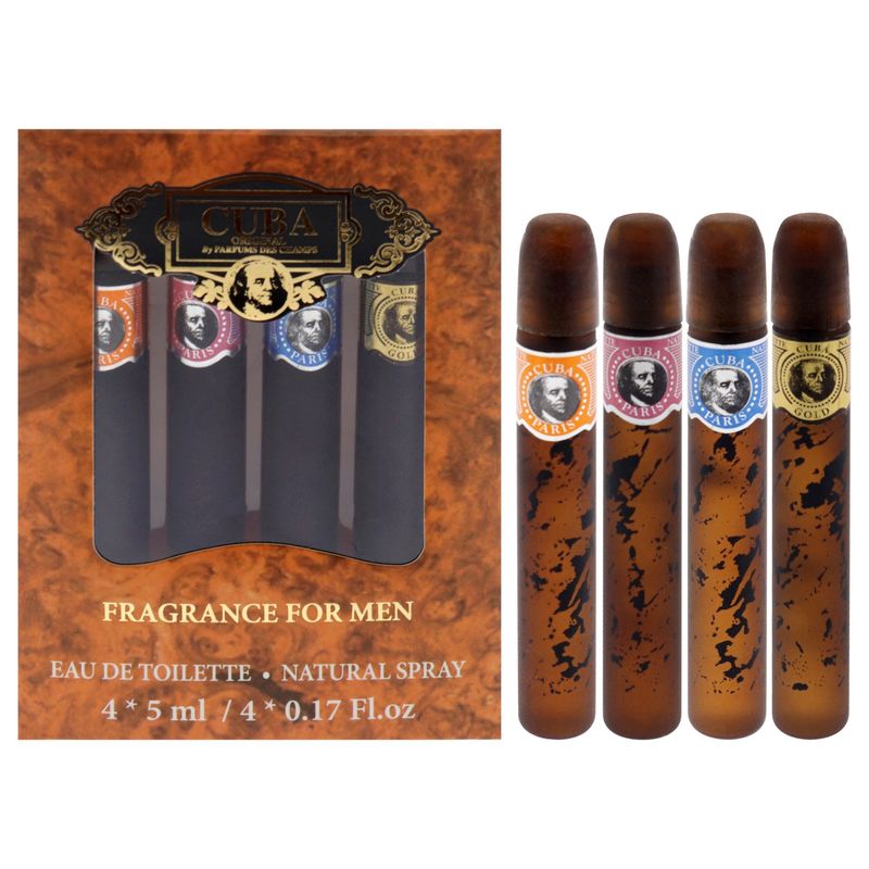 CUBA - 4 Mini Fragancias de 5ml Cuba