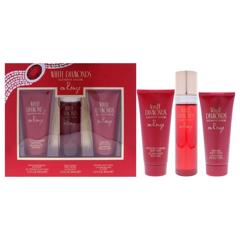 ELIZABETH TAYLOR - White Diamonds En Rouge Set de 3 Perfumes Elizabeth Taylor