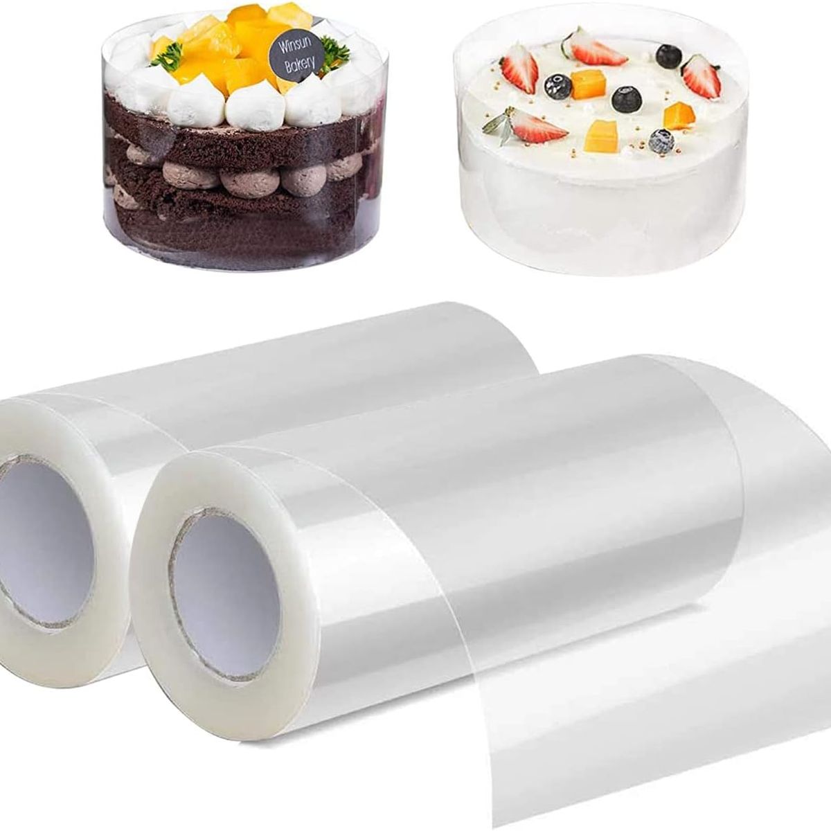 KUANGYE - Rollo Acetato Repostería - 10 Cms De Alto Y 60 Mtrs Largo