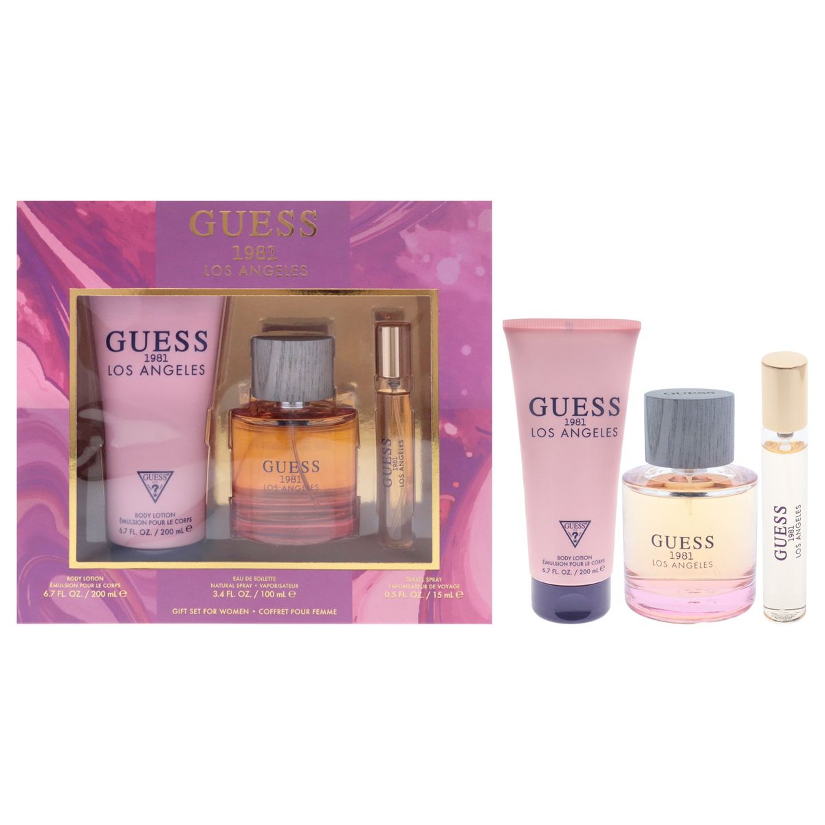 GUESS - Set De Perfume Edp Hombre 315 Ml 1981 Los Angeles Guess