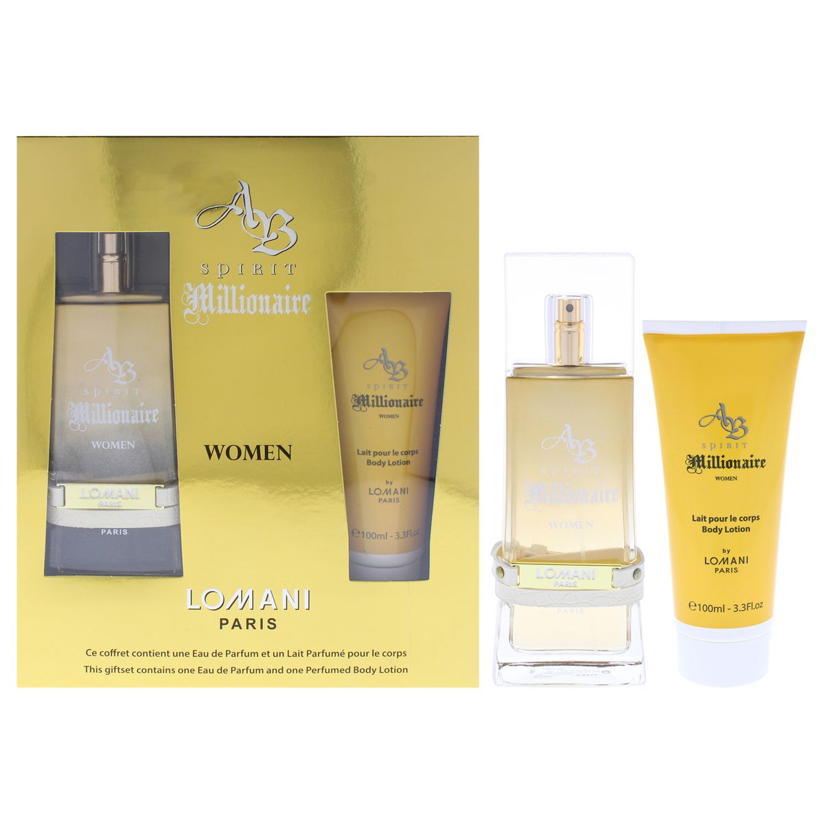 LOMANI - AB Spirit Millionaire Set de 2 Perfumes Lomani
